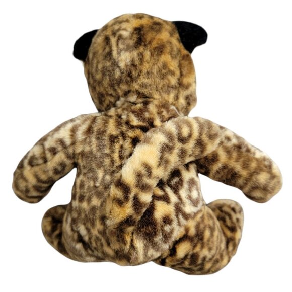 Baby Doll Leopard Costume Plush Porcelain Face Collectible Toy Stuffed Animal - Picture 2 of 4